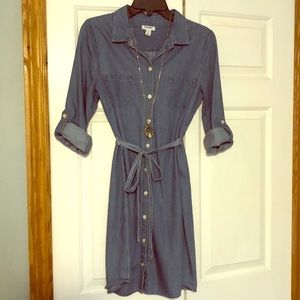 Old Navy Chambray Shirt Dress